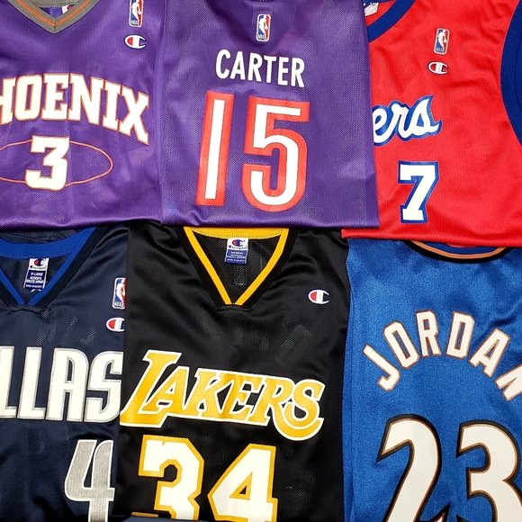 Champion Shirts Nba Vintage Champion Basketball Jerseys Poshmark